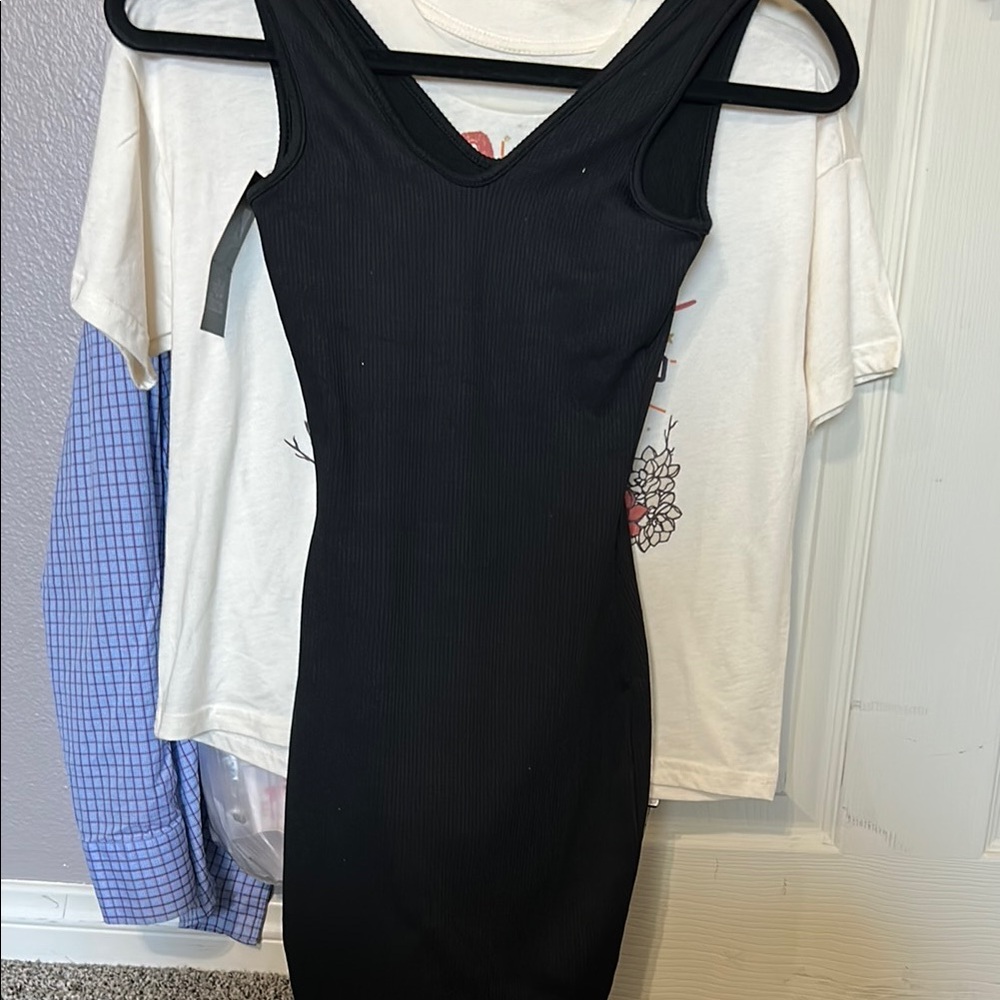 Elegant Black Sleeveless Dress size xxs new w tags